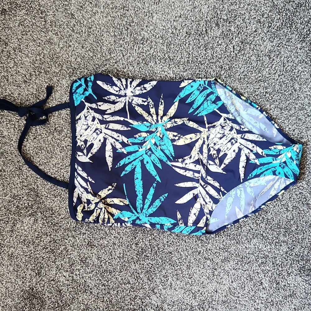 Pineapple Bay Tropical Halter One Piece Swimsuit